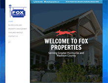 Tablet Screenshot of foxproperties.net
